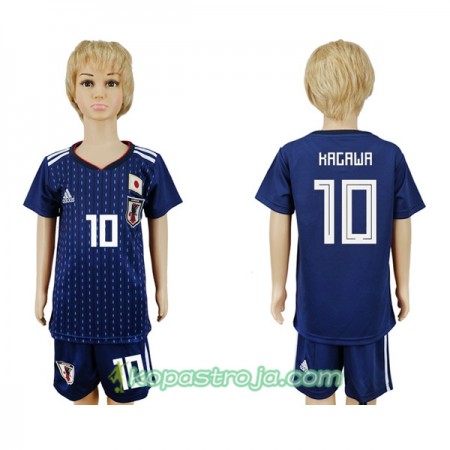 Billiga Fotbollströjor Japan Kagawa 10 Barn WM 2018 Hemma tröja